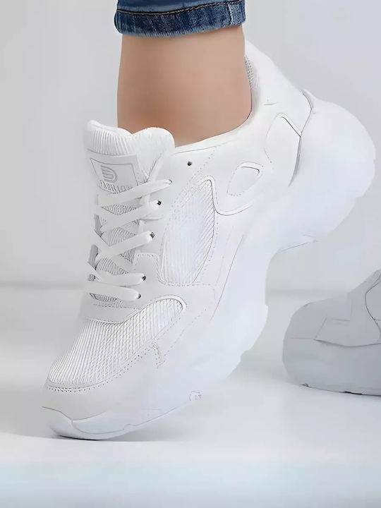 Cazibe Damen Sneakers Weiß