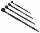 Panafix Cable Ties Plastic 100mm x 25mm in Black Colour (1 pcs)