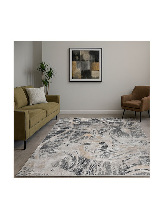 Saray Home Springs Modern Bedroom Rugs Set Ivory-grey SPG04 SET 3pcs