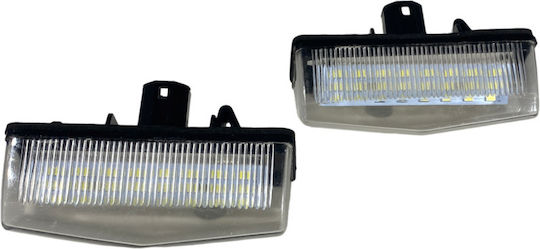 Rear License Plate Light Toyota Prius 2009+ 2 Pieces