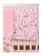 abo Decke Wickeltücher für Kinderzimmer Samt Rosa 90x90cm