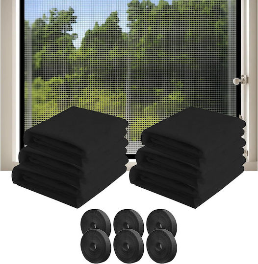 Screen Window Permanent Black 150x130cm