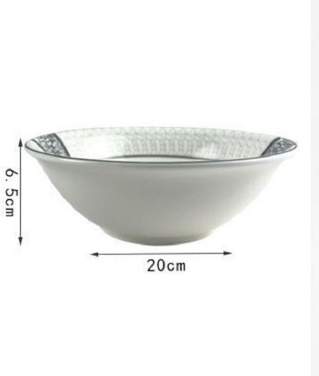 SDS Salatieră Ceramică Albă 1buc