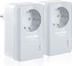 TP-LINK TL-PA4010P KIT v6 Powerline Double Wired with Passthrough Socket and Ethernet Port