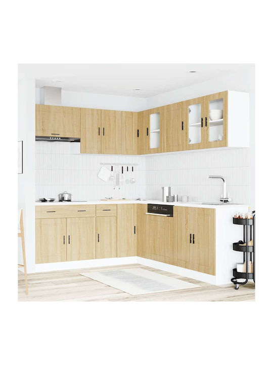 Porto Kitchen Cabinet Set Wall & Floor Processe...