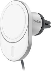 Belkin Βάση Κινητού με Ασύρματη Φόρτιση Ασημί