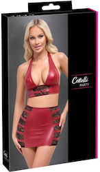 Red Top & Skirt L