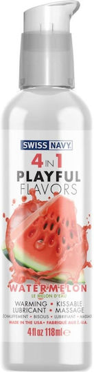 4 In 1 Lubricant Watermelon Flavor 4 Fl Oz 118 Ml
