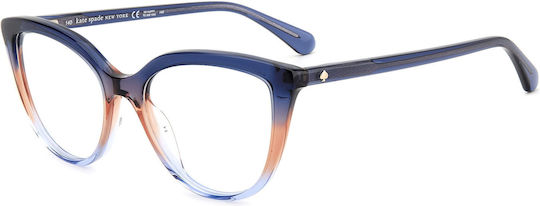 Kate Spade Γυναικείος Κοκκάλινος Σκελετός Γυαλιών Cat Eye Μπλε HANA-YRQF217
