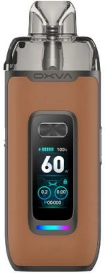 Oxva Kit Pod VPrime 5ml mit eingebauter Batterie 2600mAh Brown Leather