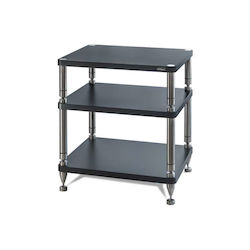 Solidsteel High-end Audio Rack Hy-3 Black Flat