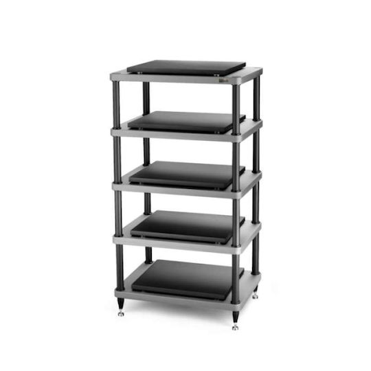 Solidsteel Advanced Hi-fi Rack S5-5 30th Anniversary Edition Silver Black