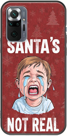 Santa's Not Real Xiaomi Redmi Note 10 Pro 10 Pro Max Black TPU Black Silicone