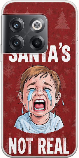 Santa's Not Real Oneplus 10t 5g Flexible Tpu Διάφανη Σιλικόνη