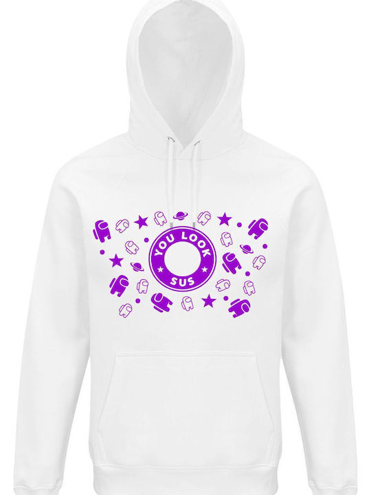 Hoodie Unisex Organic " You Look Sus Among Us "...