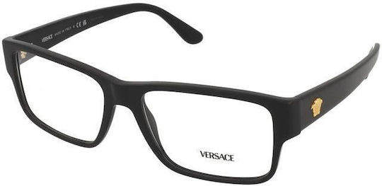 Herren Acetat Brillengestelle Schwarz VE3342 5360
