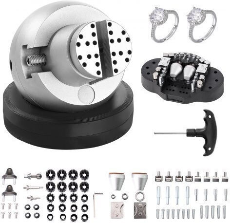 Vevor Ball Base 5" Engraving 360° Rotation 69 Accessories Jewelry Micro-Engraving Wnxzszyhdghjq1vd3v0