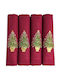 Nakas Concept Christmas Towel Red L50xW50cm.