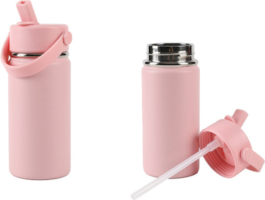 iDrink Sticlă Termos 400ml Roz