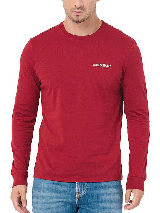 Guess Long Sleeve Blouse Ravishing Red