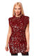 Mini Rochie de Seara Burgundy