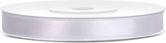 Weißes doppelseitiges Satinband 6mm x 10 Meter Tatu Moyo