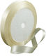 Beige Champagner Satin Doppelseitiges Band 6mm x 10 Meter Tatu Moyo