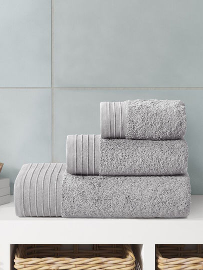 Casa Colori Bath Towel 80x150cm Grey Weight 650gr/m²
