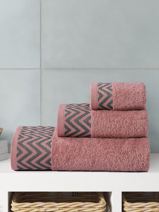 Casa Colori 3-tlg. Set Badetücher Pink Gewicht ...