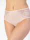Hochtailliert Damen Slip Beige
