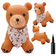 Children's Jumping Bouncer Pump Teddy Brown Bandana