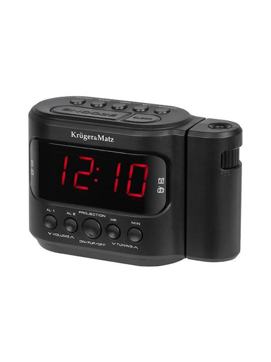 Kruger & Matz Kruger & Matz Tischuhr Digital Mit Wecker & Radio KM0827
