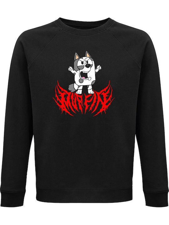 Kinder-Sweatshirt Black, Heavy Metal Black Muffin Bluey, Heavy Metal