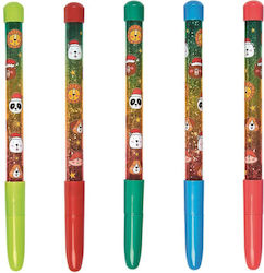 Weihnachts-Glitzerstift Tiere Moses Glitzerstift 19,5 cm Verschiedene Farben M16713