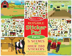 Melissa & Doug Αυτοκόλλητα Farm 280τμχ