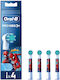 Oral-B Replacement Heads for Electric Toothbrush 4 Pieces for 3+ Years SPIDER-MAN
