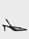 Pumps mit Riemchen Schwarz