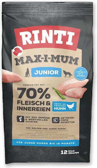 Max-i-mum 12kg Dry Food for Puppies with Chicken