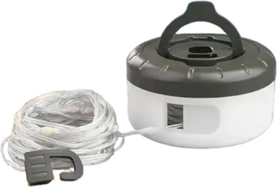 LED Wiederaufladbare Campinglampe mit Taschenlampe Weiß