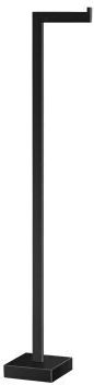 Sanco Single Floor Standing Bathroom Freestanding Towel Rack ​116x83cm Black