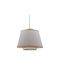 Pakketo Torzo Pendant Light Beige with Socket E27 40x40x32.5cm