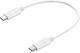 Moxom USB 2.0 Cable USB-C Male - USB-C 60W PD White 0.2m