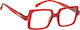 Oramont Reading Glasses +1.75 in Red color 1149