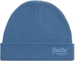 Superdry Beanie Unisex Σκούφος Πλεκτός σε Μπλε ...