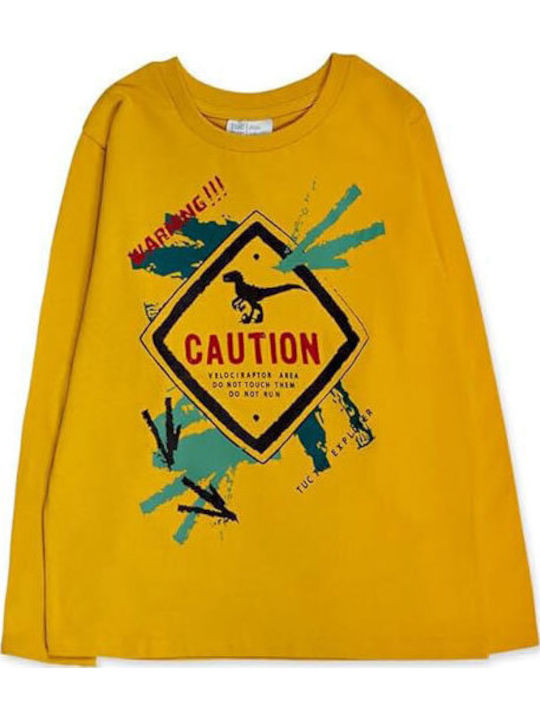 Kids Long-sleeved Yellow Top