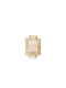 Laterne Bamboo Beige 26x26x36.5cm 1Stück