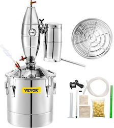 Vevor Destilliergerät 30L Thermometerpumpe Wein Whisky Ngzlqo30l220vqvqzv2