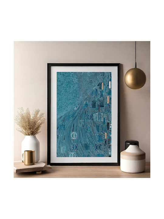 Poster Blue Details By Gustav Klimt Art156 30cm...
