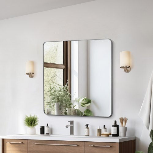 Vevor JXJ3636INCHB1TWUJV0 Καθρέπτης Τετράγωνος 91.44x91.44cm Vevor JXJ3636INCHB1TWUJV0 Καθρέπτης Τετράγωνος 91.44x91.44cm