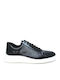 Leder Herren Freizeitschuhe Schwarz